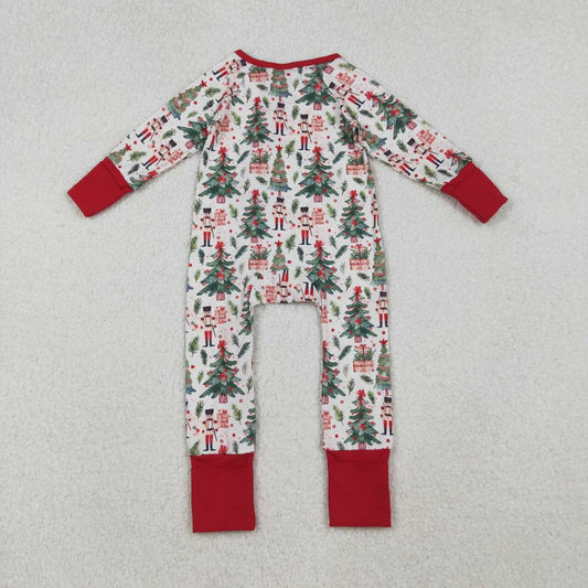 Christmas tree long sleeve Baby Romper LR2507