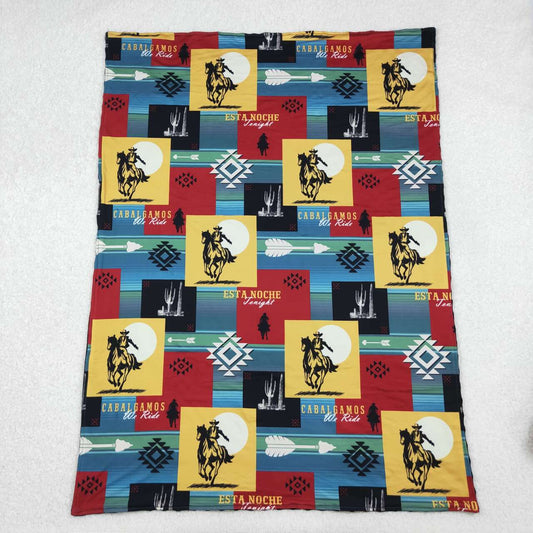 western Cow kids Blanket BL0078