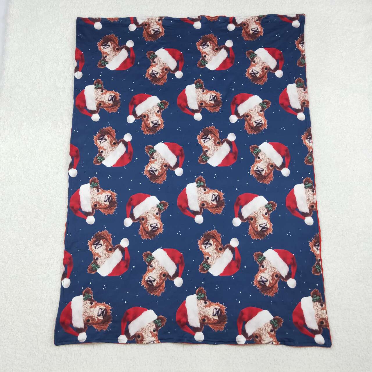 Christmas Cow kids Blanket BL0088