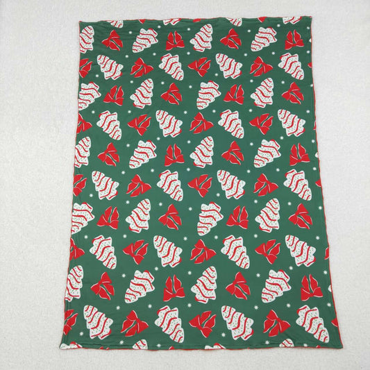 Christmas green cake kids Blanket BL0172