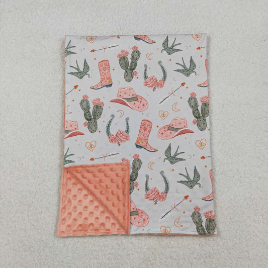 western cactus boots kids Blanket BL0177