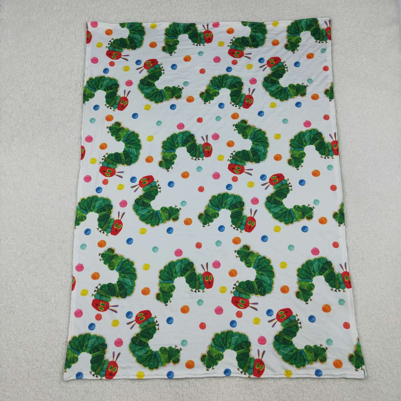 Caterpillar Green kids Blanket BL0202
