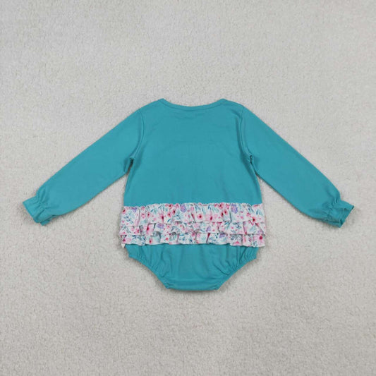 Christmas embroidery Bow baby Romper LR2432