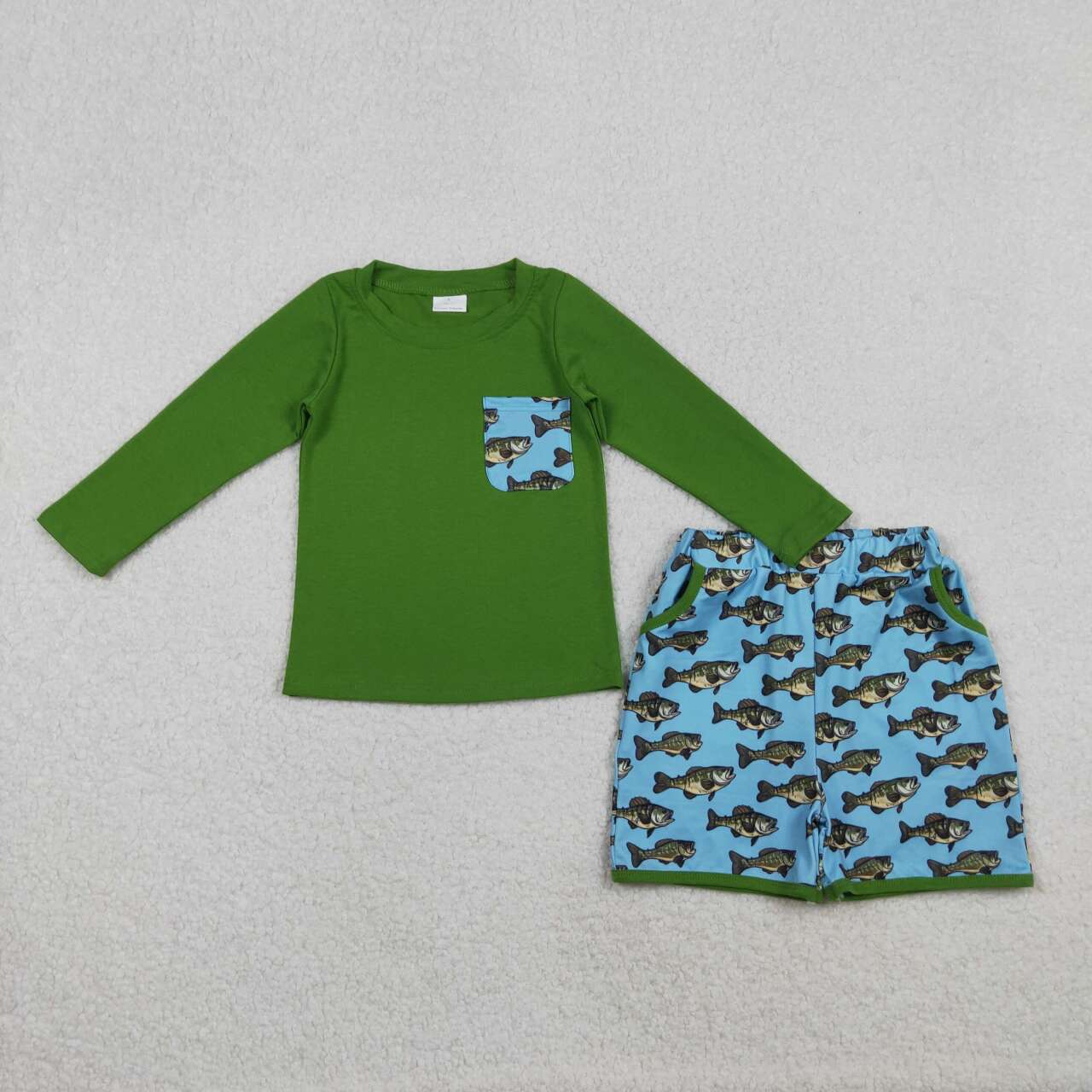fish Long sleeve Boy Set BLS0010