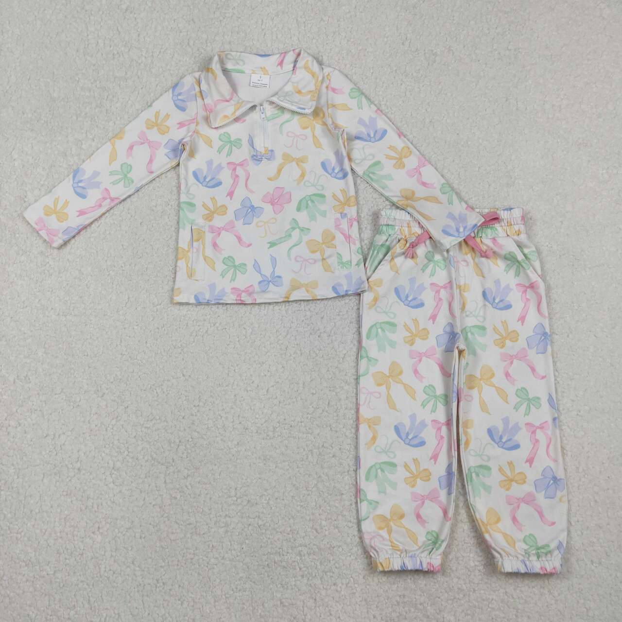 colorful Bow Long Sleeve set GLP2886