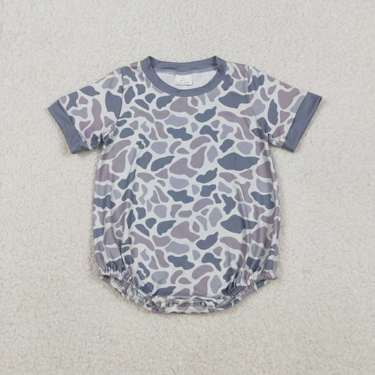 Camo Short Sleeve Baby Romper SR3243