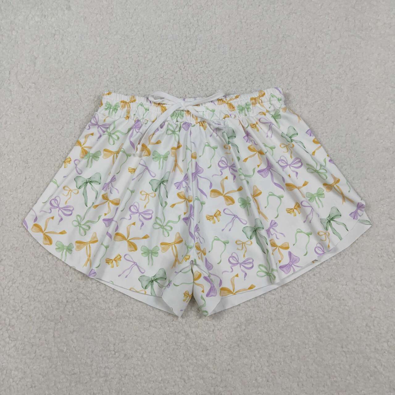 Adult Bow Print yoga Short SS0679