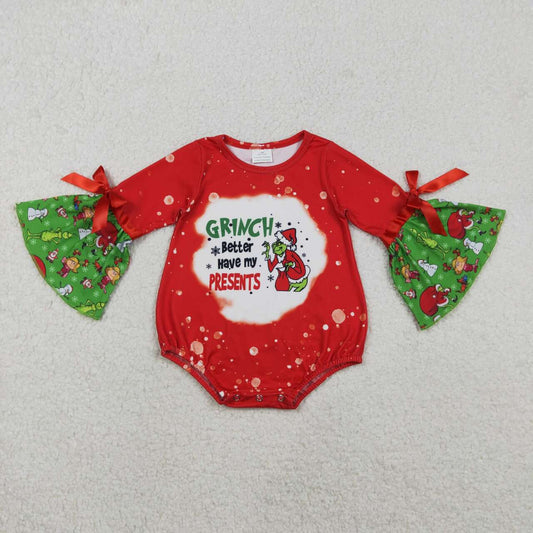 Christmas Red Cartoon Baby Romper LR1893