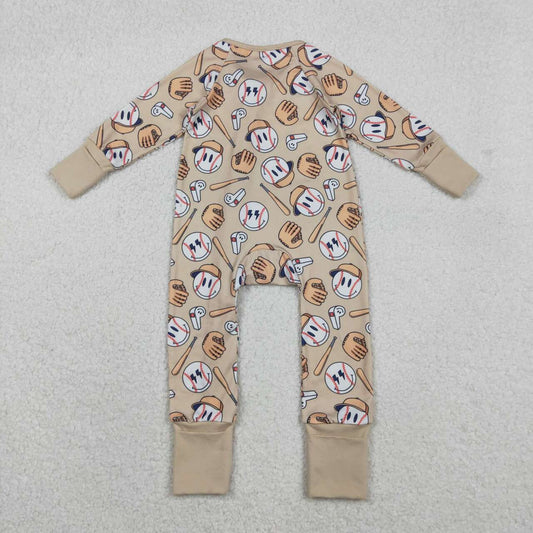 Baseball long sleeve Baby Romper LR2816