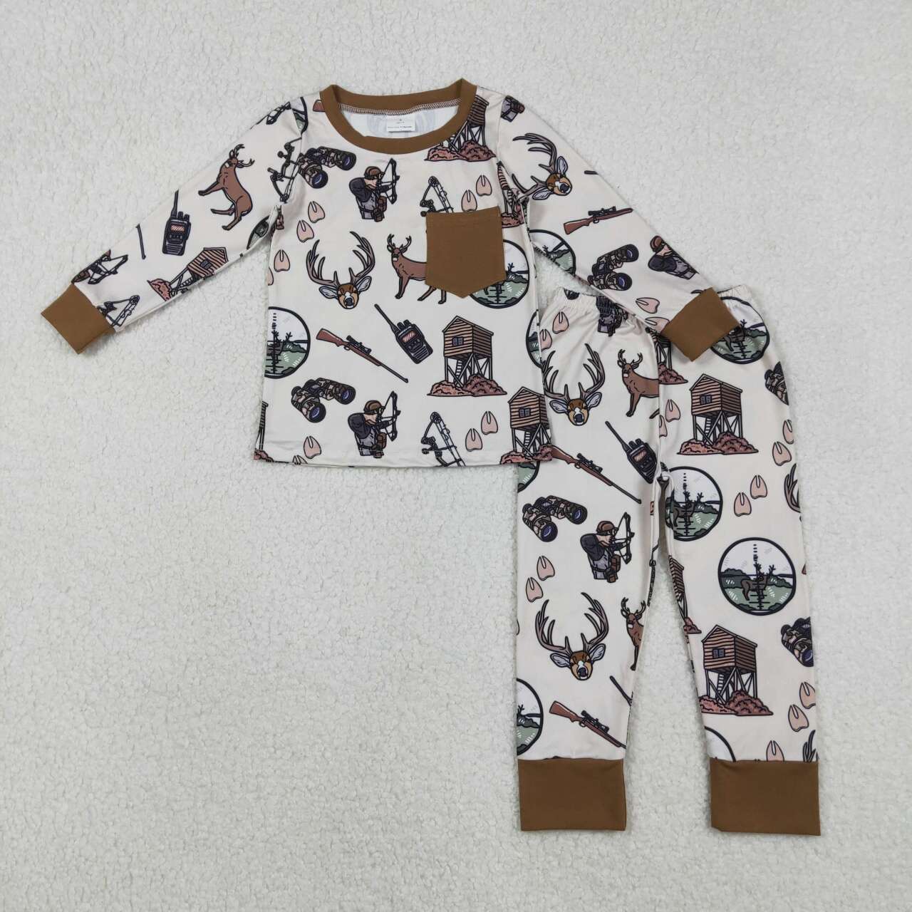 Hunting Deer long-sleeve pajamas BLP1236