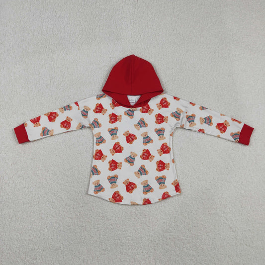 Red bear Long Sleeve hoodies LR2706