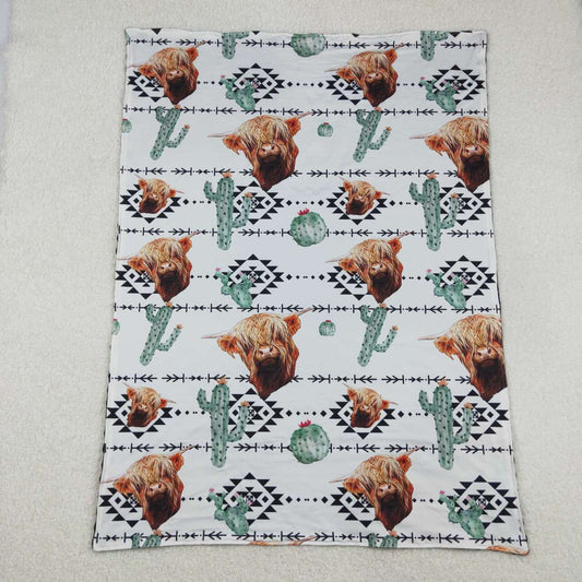 western Cow Print kids Blanket BL0152