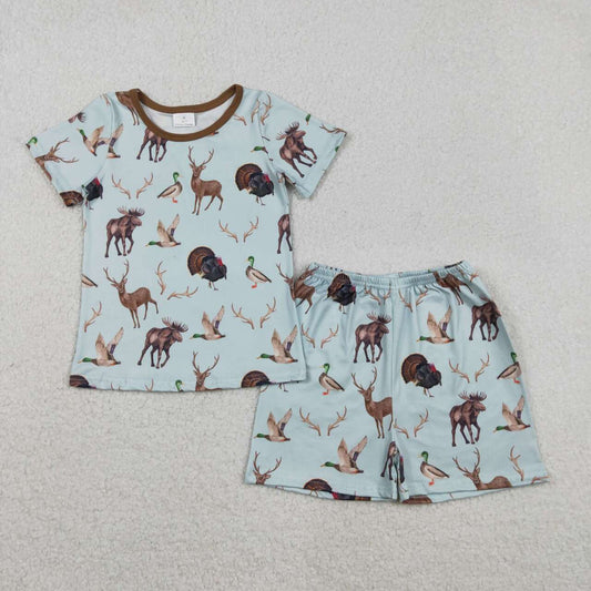 Duck Deer Short sleeve Boy Set GSS02709