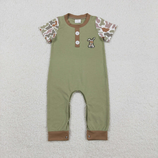 Easter Camo embroidery Baby Romper SR3258