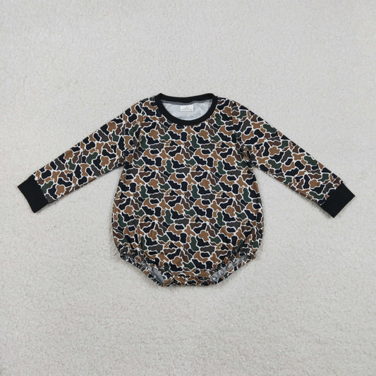 Camo Long Sleeve Baby Romper LR2809