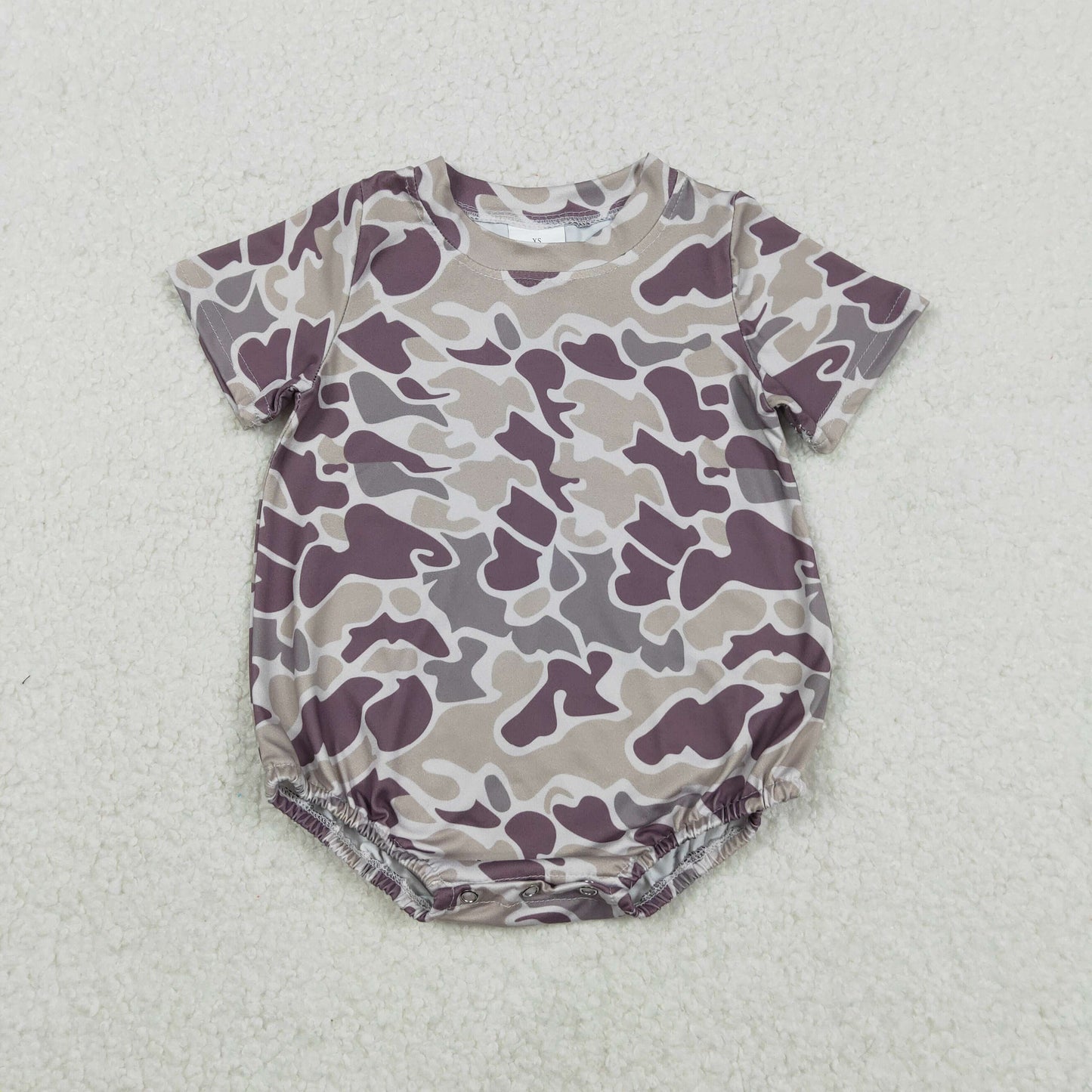 Camo Short Sleeve Baby Romper SR3448
