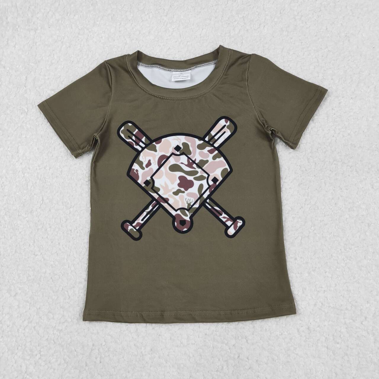 Green Camo Short Shirt BT1424