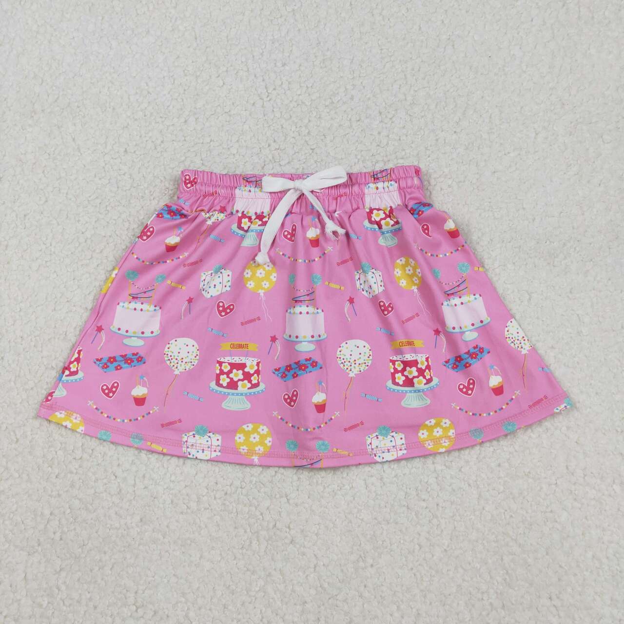 Athleticpink cake balloons girl shorts GLK0170