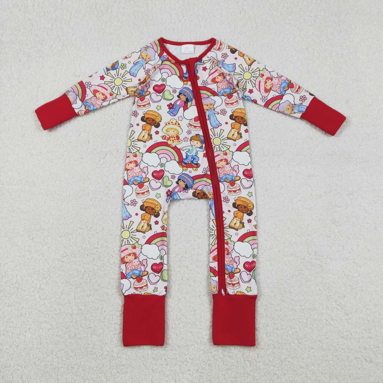 Cartoon Full Zipper Baby Romper LR2852