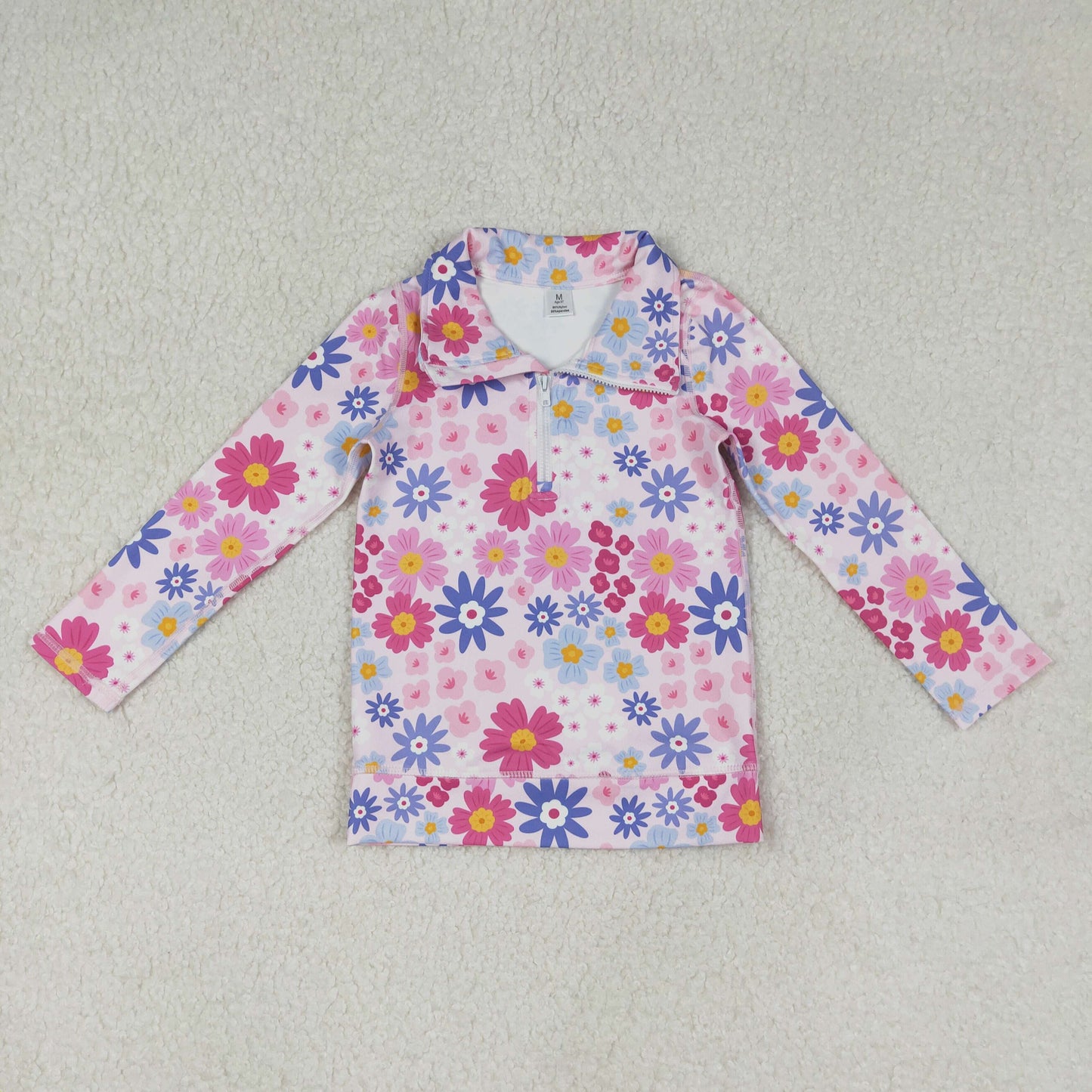 floral yoga purple coat tops GT1373