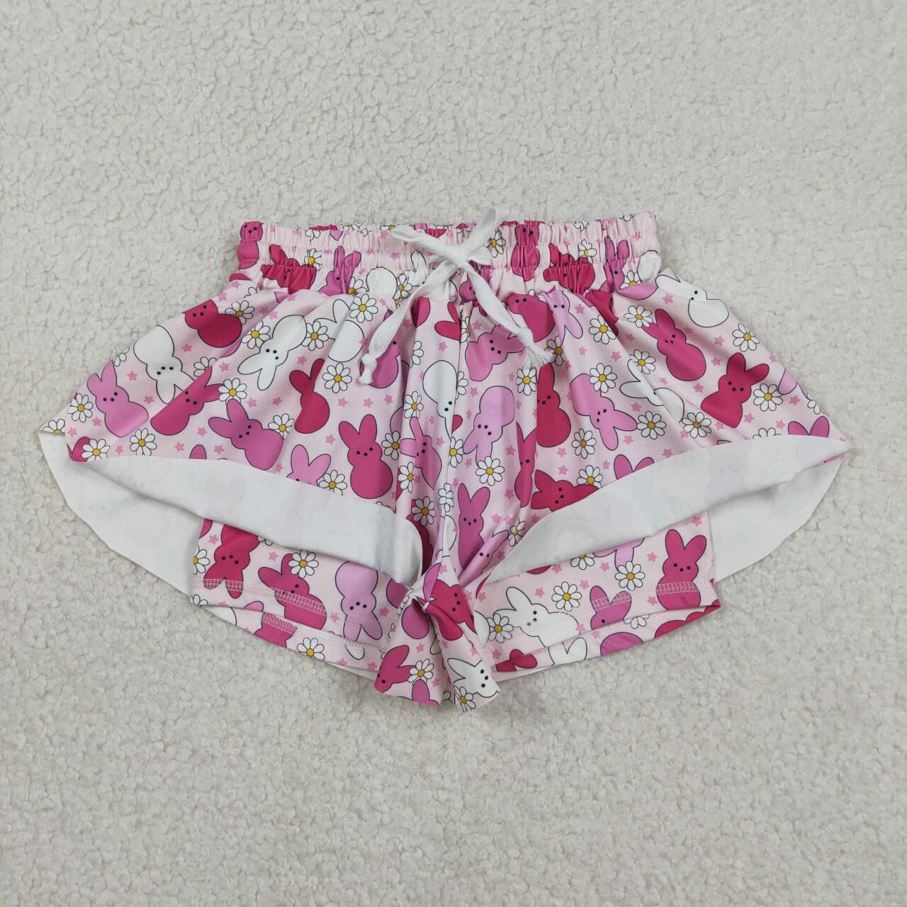 Athletic Easter Bunny girl shorts SS0714