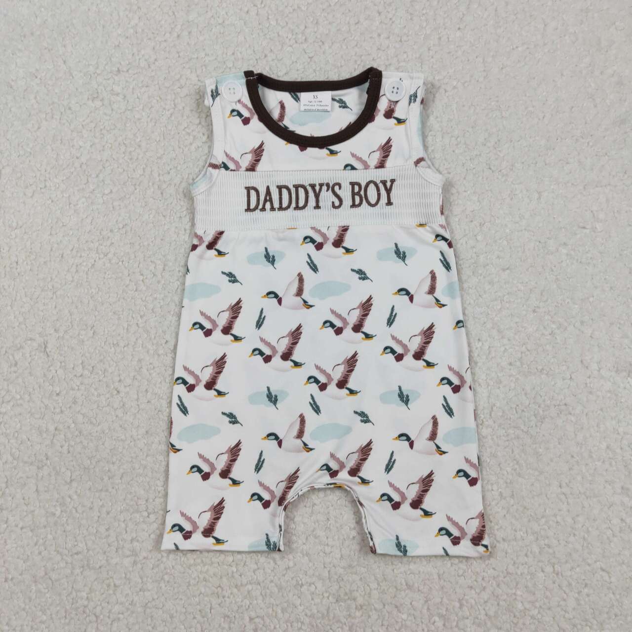 Daddy's boy sleeveless baby Romper SR3347