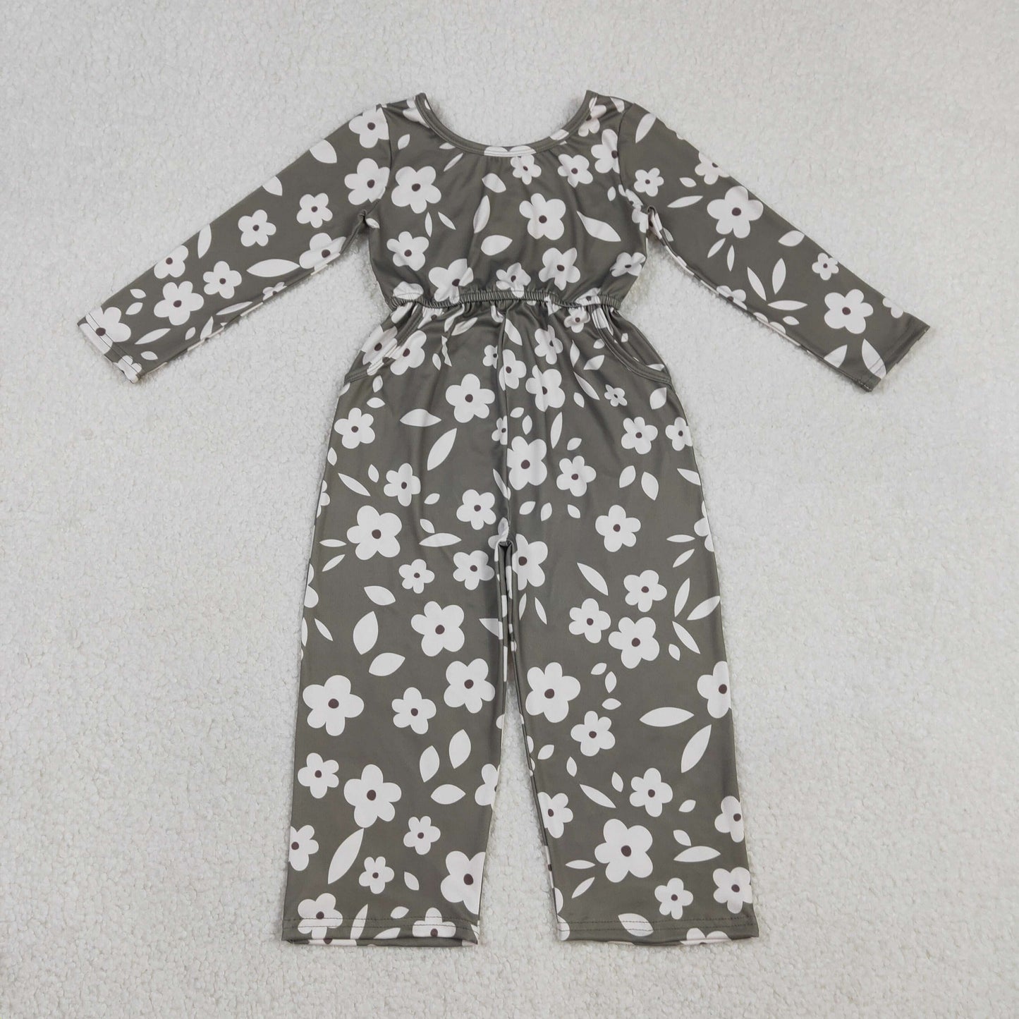 floral Long sleeve Jumpsuit LR2828