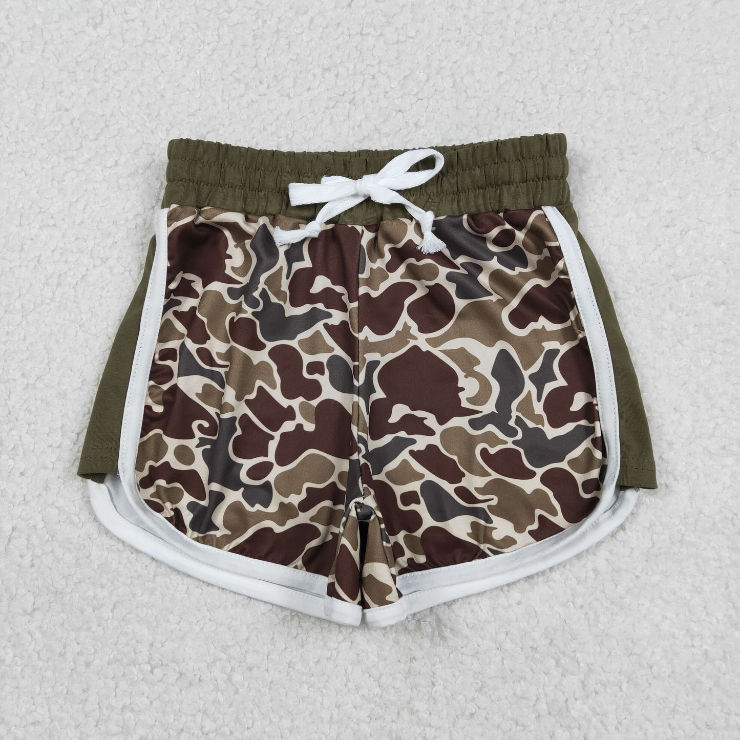 Brown camo Kids Short SS0745