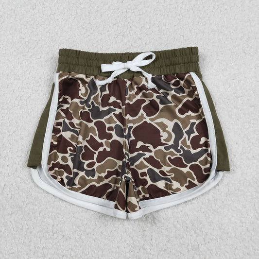 Brown camo Kids Short SS0745