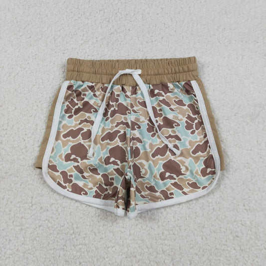 Brown camo Kids Short SS0741