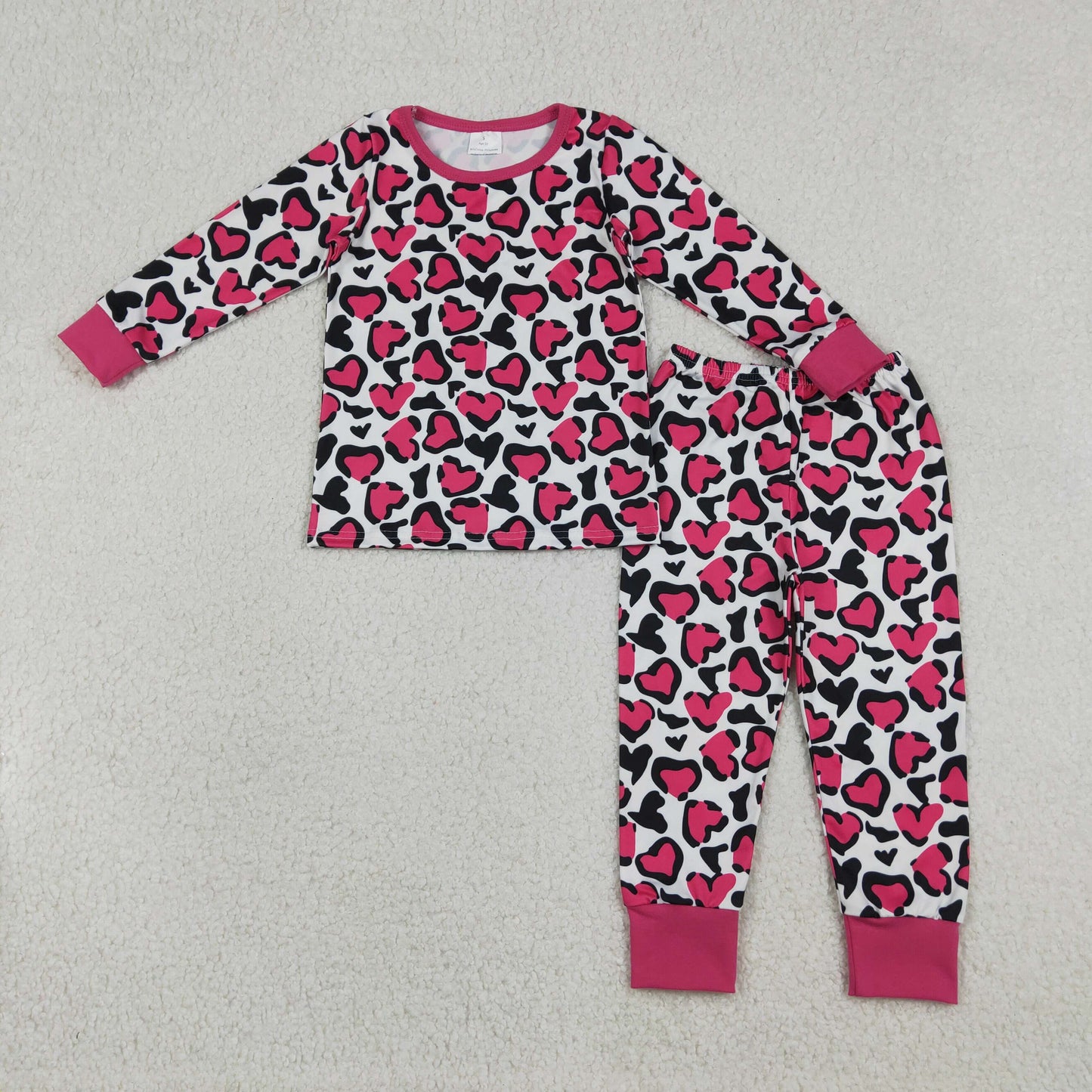 Valentine's Day heart Long Sleeve pajamas GLP2825