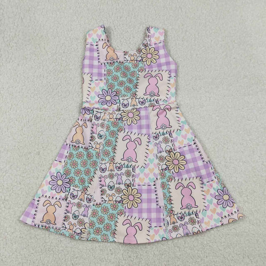 Easter Bunny Athletic Girls Dress GSD3051