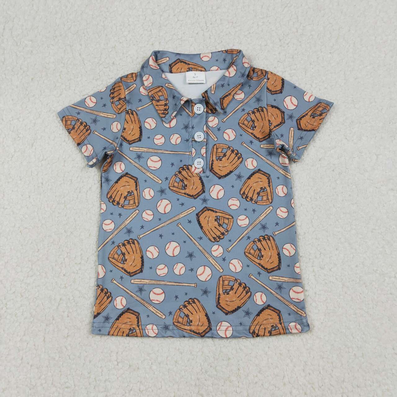 baseball Button Shirt BT1581