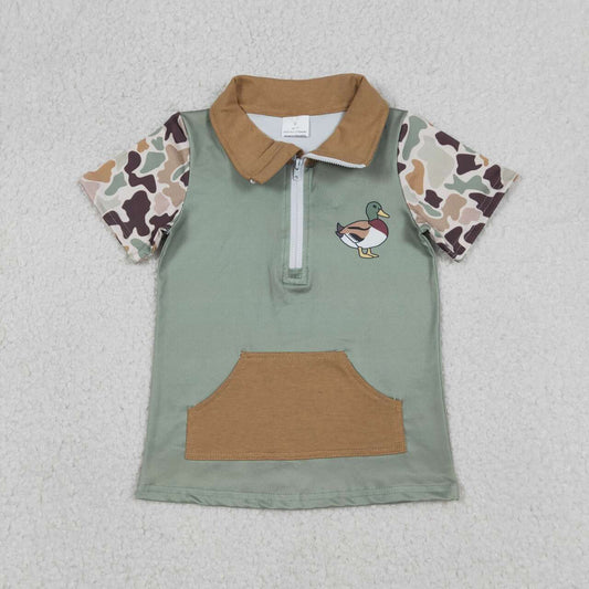 Camo Duck print short sleeve Shirt BT1530