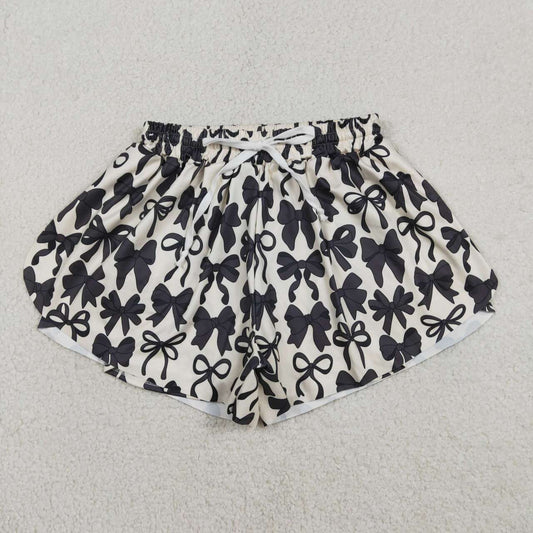 Adult Women Black Bow Short SS0765