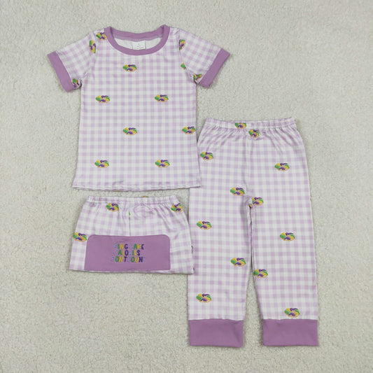 Mardi Gras Donut short-sleeved pajamas BSPO0630