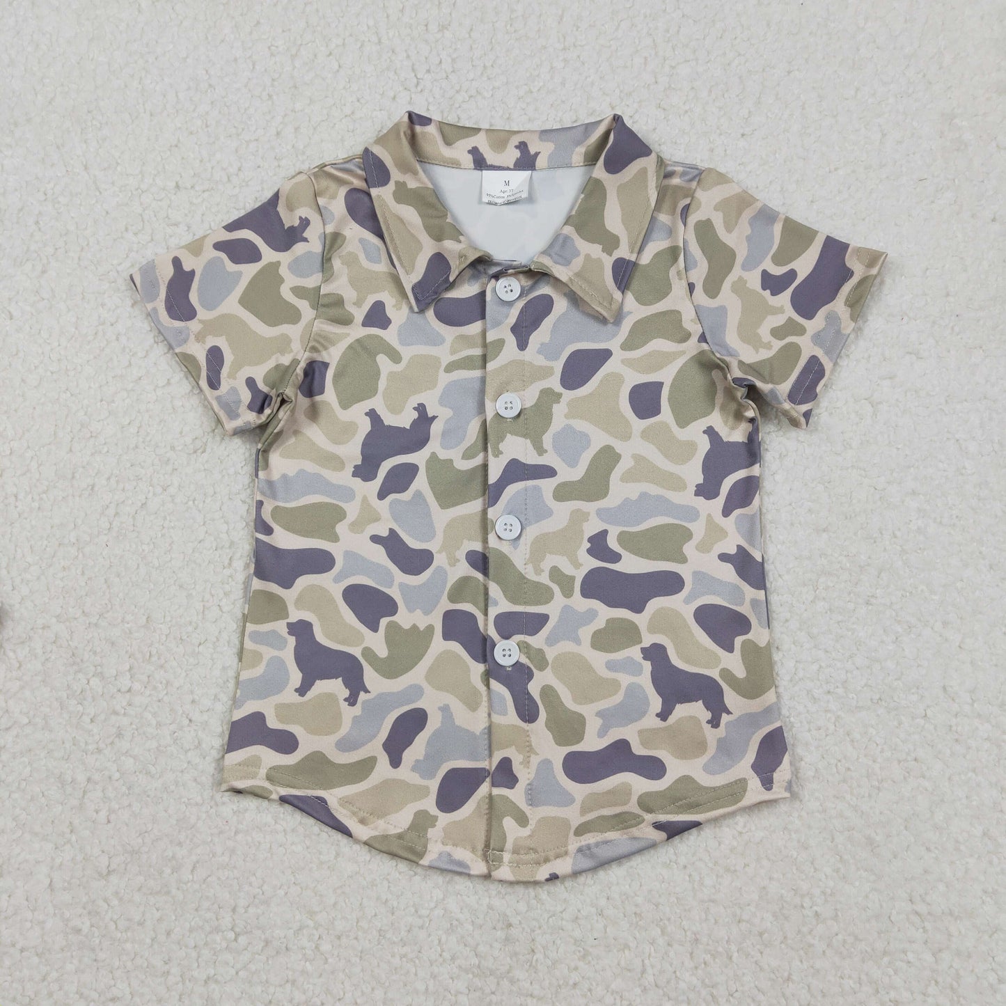 Camo Button Shirt BT1563