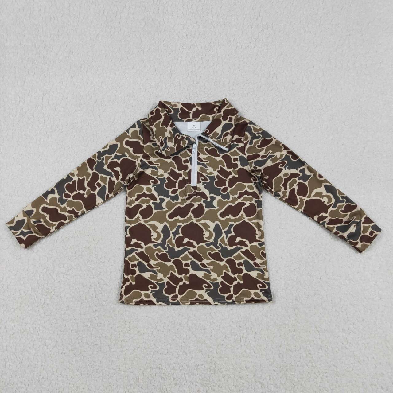Camo Half Zip Long Sleeve hoodies BT1649