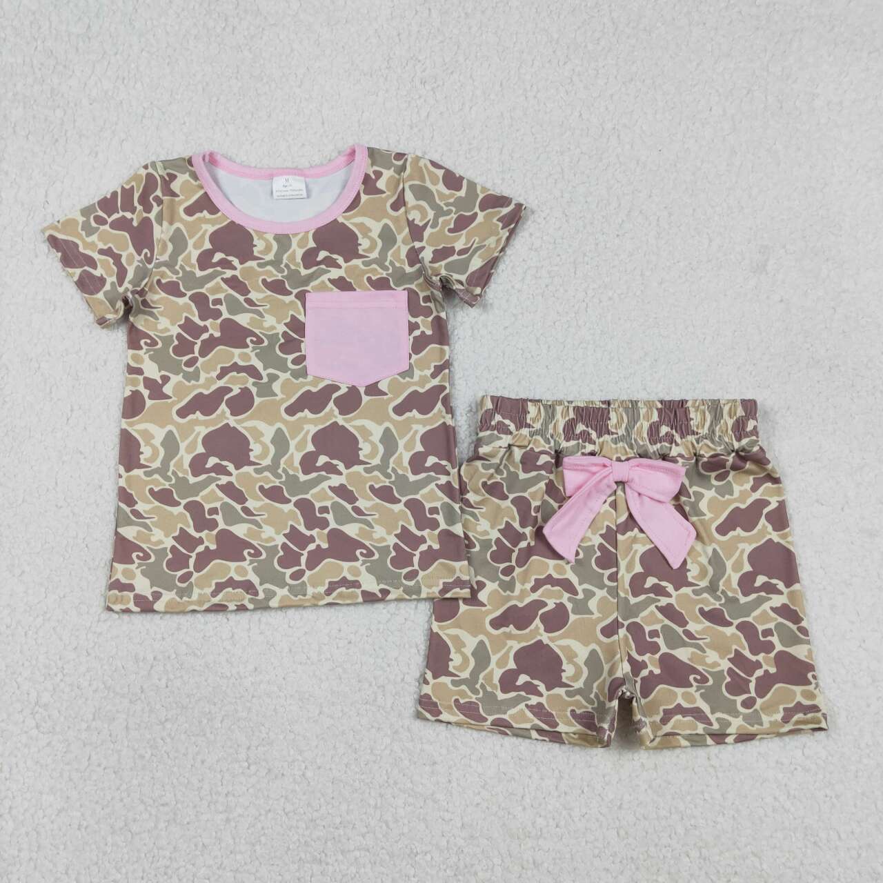 Camo Short Girls Set GSSO2994
