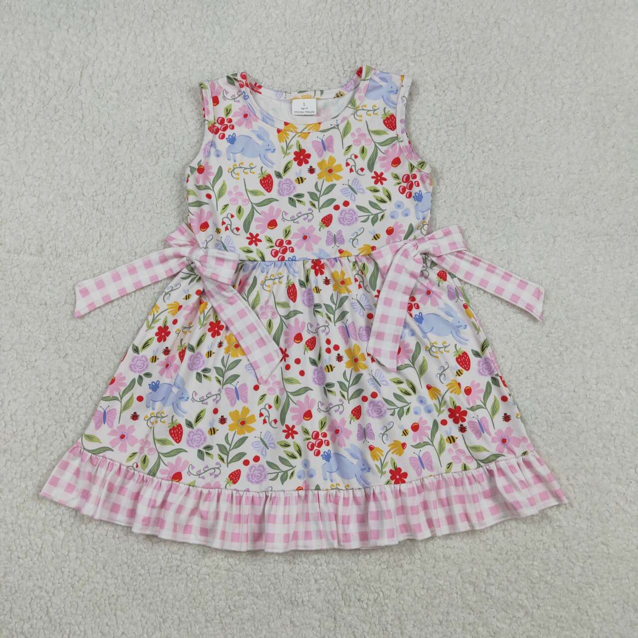 Floral sleeveless Girls Dress GSD3405