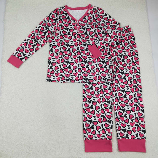 Adult Leopard Long Sleeve pajamas GLP2826