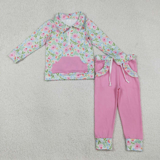 floweR leggings Pants Girls Set GLP3282