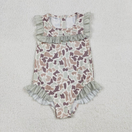 Camo print girl Swimsuit SO595
