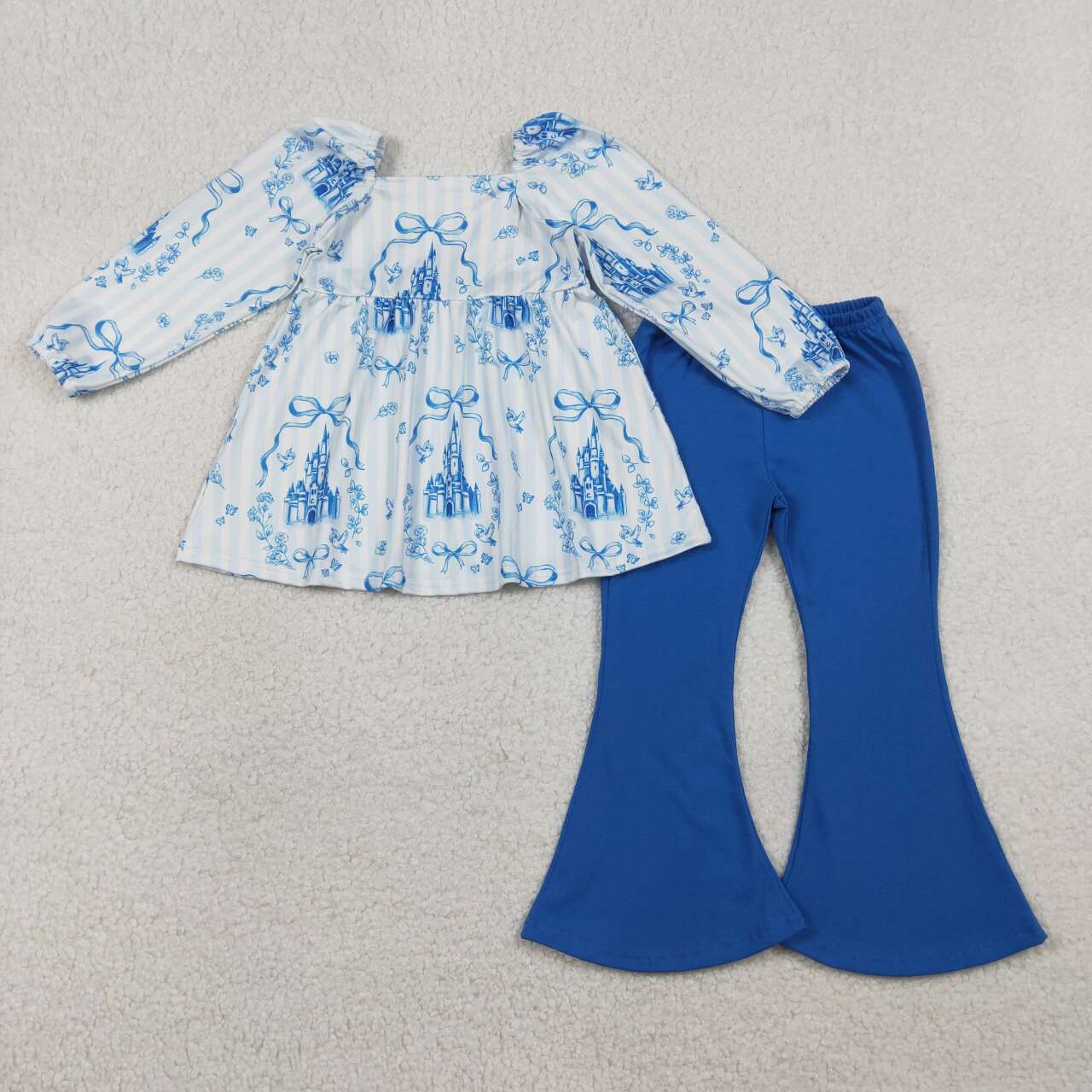 Blue Castle Long Sleeve Girls Set GLP3283
