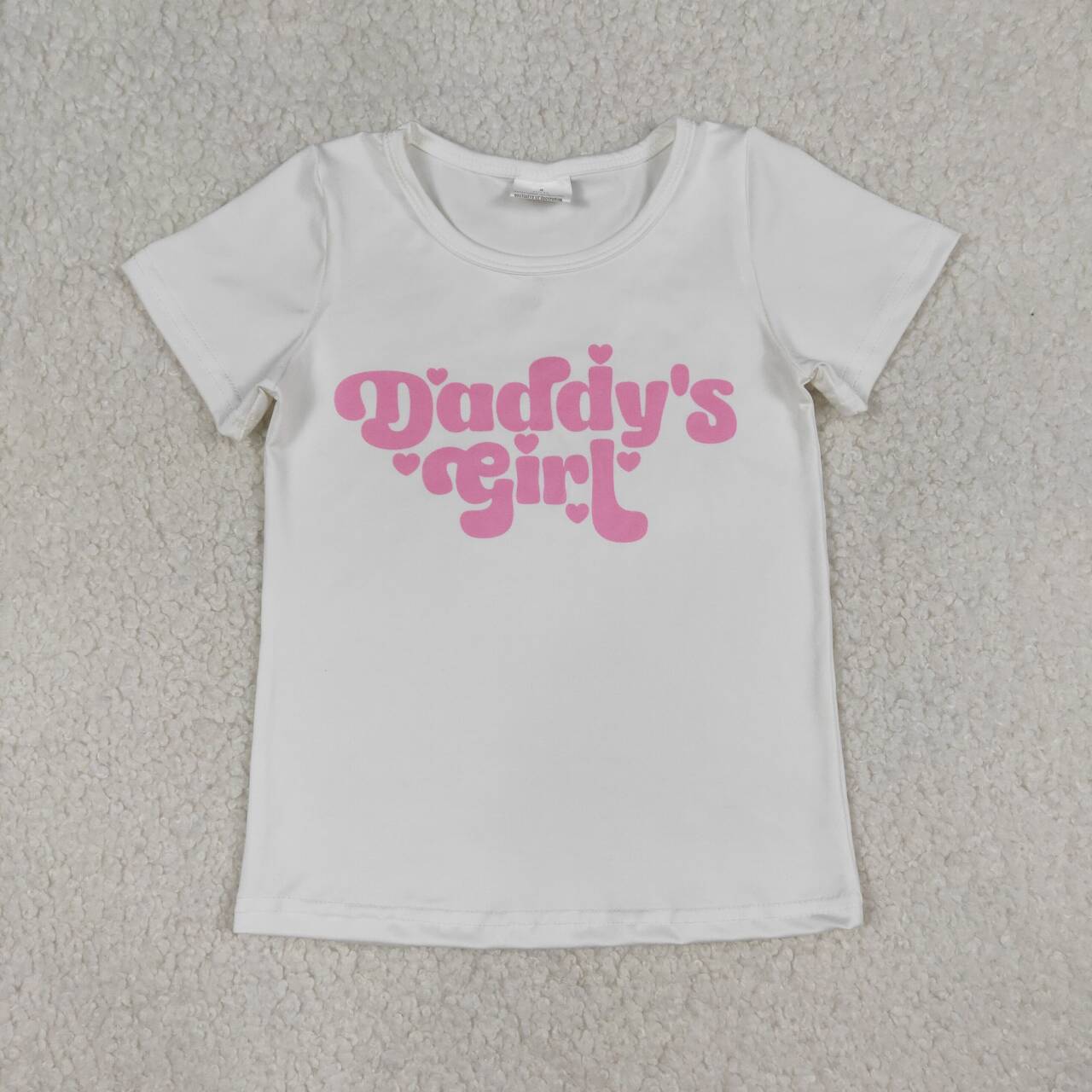 Pink Daddy's Girls print short sleeve Shirt GT1566