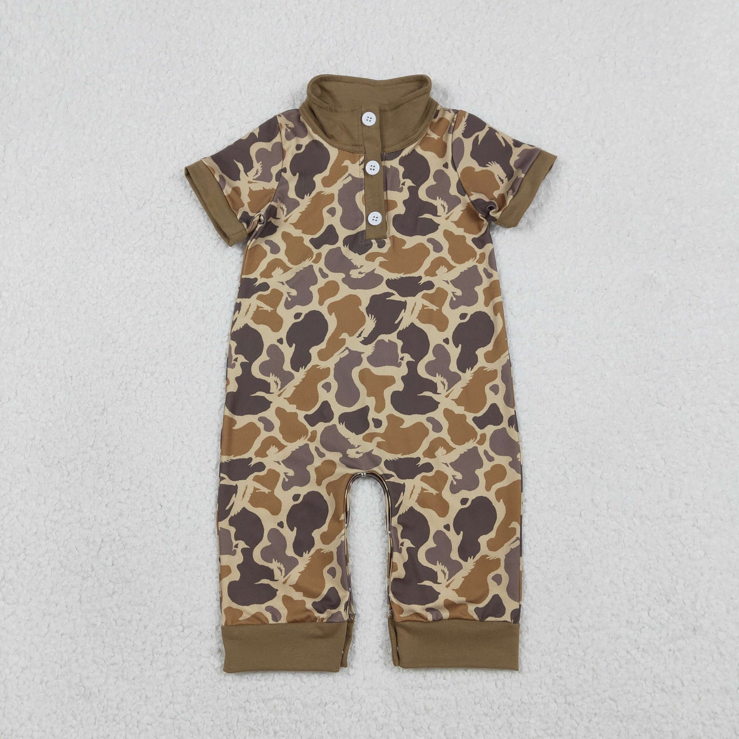 Brown camo baby Romper SR3638