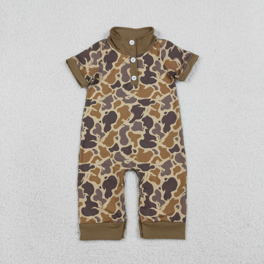 Brown camo baby Romper SR3638