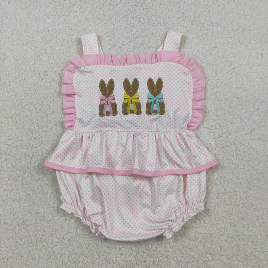 Easter Bunny embroidered Baby Romper SR3477