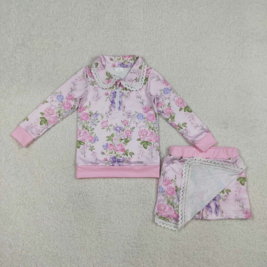 flower girls skort set GLD1572