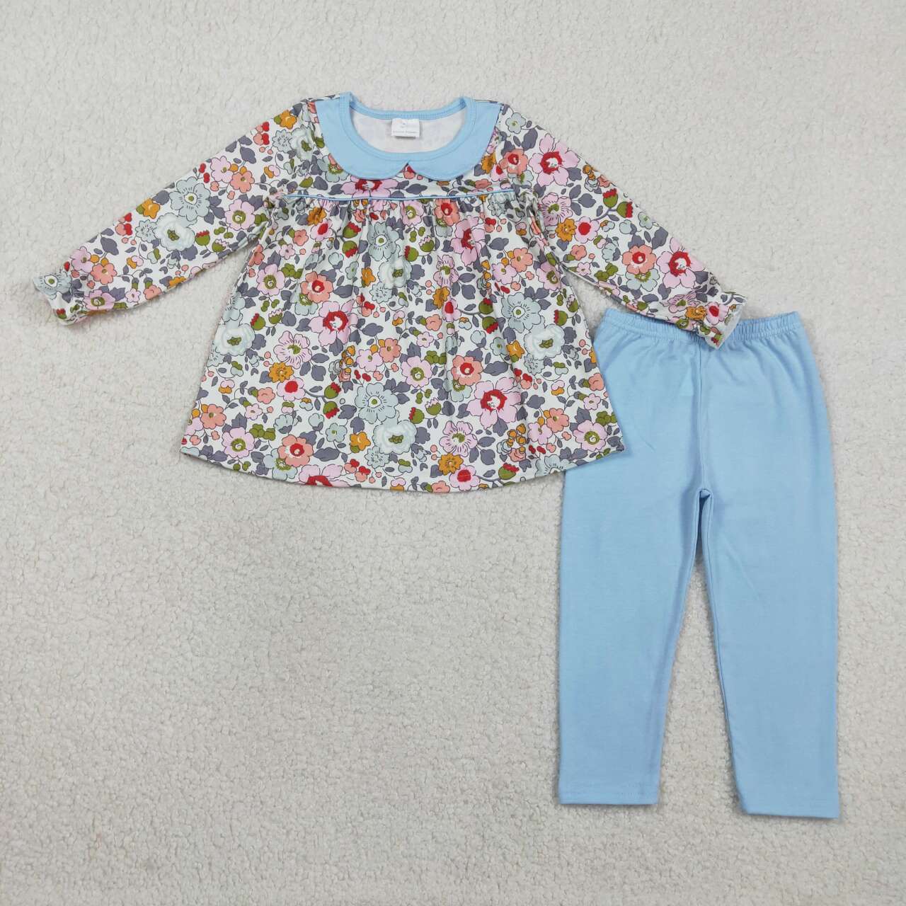 flower leggings Pants Girls SetGLP3168